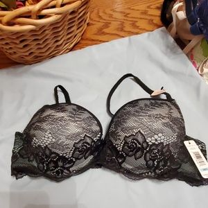 Sophie b bra- black lace -new